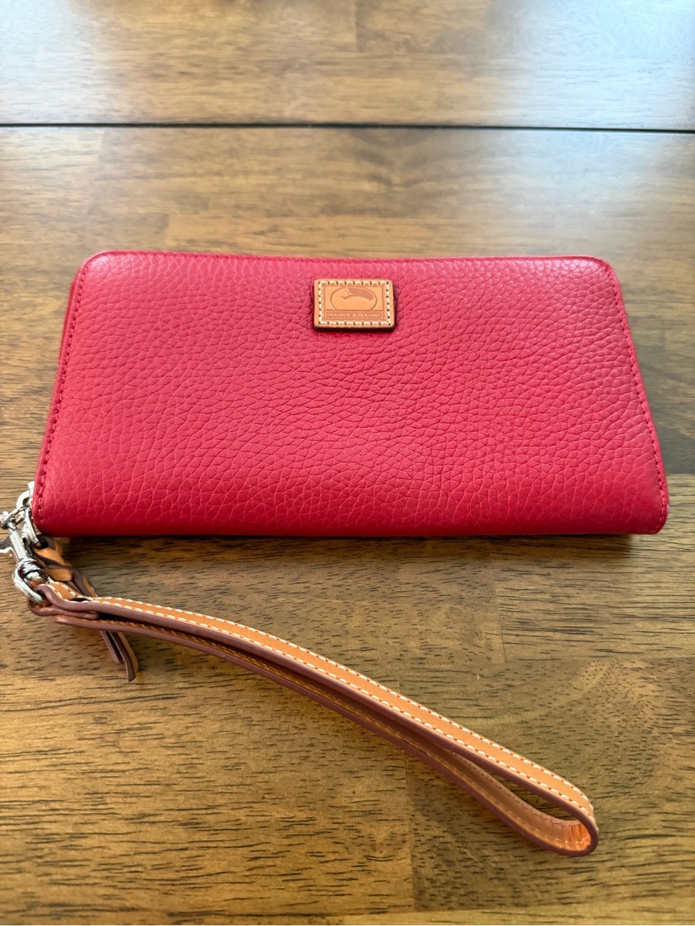 Dooney & Bourke Large Zip Around Wristlet Wallet